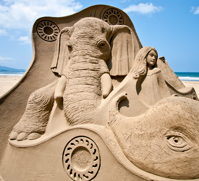 Sculptures de sable